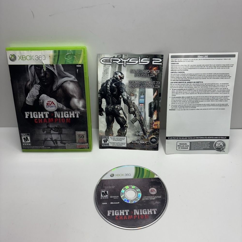 Fight Night Champion (Microsoft Xbox 360, 2011) CIB Tested